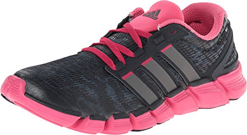 adidas Running Women's Adipure Crazy Quick Night Shade/Carbon Metallic/Bahia Pink 9.5 B - Medium