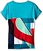 adidas Performance Girls Adizero Tee, Aqua, Medium
