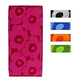 Marimekko Unikko Bath Towels - Blue