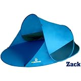 Outdoorer Pop up Strandmuschel Zack II blau, UV 50+