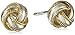 Amazon Collection Love Knot Stud Earrings