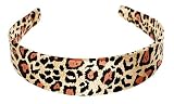 L. Erickson USA 1 1/2 Headband 100% Silk Print - Ocelot