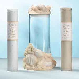 Click to buy Maine Wedding Venues:  Ocean Shell Unity Sand Set from Amazon!