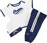 San Diego Chargers 6-9 Month Home Team 4 Piece Gift Set