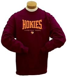 Virginia Tech Hokies Felt Applique Long Sleeve T-Shirt