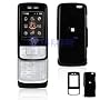 Black Solid Snap-On Cover Hard Case Cell Phone Protector for Samsung SCH-U650 Sway