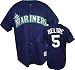 Adrian Beltre Majestic MLB Alternate Navy Replica Seattle Mariners Jersey - X-Large