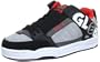 Globe Tilt GBTILT, Unisex-Erwachsene Sneaker, Grau (black/silver/fiery red TPR 10983), EU 39 (UK 6) (US 7)