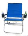 "MEGA CHAIR" Oversized Folding Aluminum Reclining Chair -Made in USA-3 Years Warranty-450 LBS. Max Weight Support-Re-Enforced Aluminum Frame-High Quality Product....