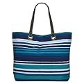 Merona&reg; Striped Canvas Tote - Blue
