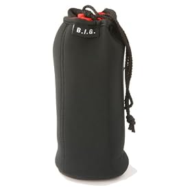 B.I.G Lens Bag for Camera Lenses 20 cm - Black - Neopren