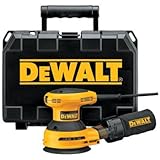 DEWALT D26451K 3 Amp 5-Inch Random Orbit Sander with Cloth Dust Bag