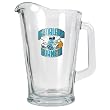 New Orleans Hornets NBA 60oz Glass Pitcher - Primary Logo