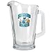 New Orleans Hornets NBA 60oz Glass Pitcher - Primary Logo by Great American Products