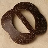 Sarong Ties, Coconut Shell - Round Only
