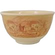 French Village Country Design Melamine Cereal or Salad Bowl