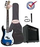 ELECTRIC BASS PACK WITH 20 WATTS AMP BLUEBURST