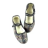 Produkt-Bild: Brokat-Ballerina CHINA FLAT schwarz-gold