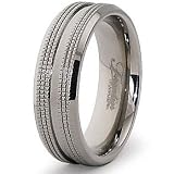 7mm Polished Titanium Ring (Sizes 7-12)