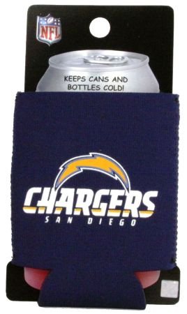 SAN DIEGO CHARGERS NFL CAN KADDY KOOZIE COOZIE COOLER