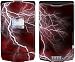 Apocalypse Red Design Protective Skin Decal Faceplate for Motorola RAZR V3/ V3i/ V3c/ V3m/ V3r/ V3t Cell Phones