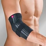 Epicomed® ELBOW SUPPORT WITH ACCU-PRESSURE SILICONE INSERT, Black, Medium