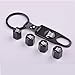 D&R Set of 4 Car Tire Valve Stem Air Caps Cover + Keychain for Decepticon Transformers