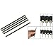 SUNKEE 10 pcs Single Row (L 11MM) Male 1x40 Pin Header Strip 2.54 mm Pin Header