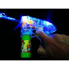 LEUCHTENDE NB SEIFENBLASEN PISTOLE MIT VIELEN LED LICHTERN