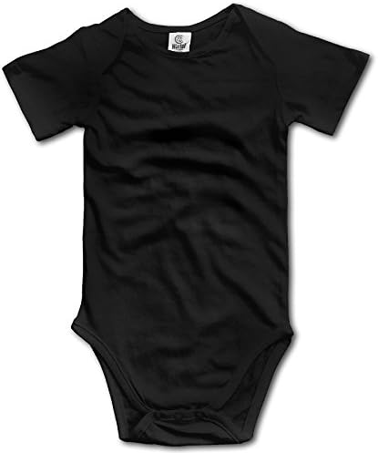 YOUARN Unisex Baby Mass Effect Logo Bodysuits Black 6 M