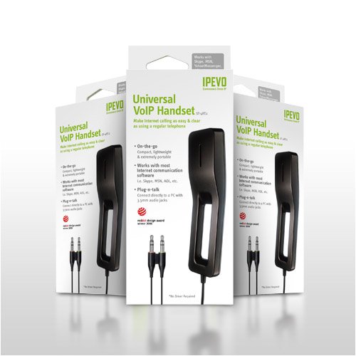 IPEVO ST-4RT.1 Universal VoIP Handset (Pack of 3)