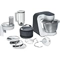 Bosch MUM52120, Negro, Acero inoxidable, Blanco, Transparente, 6730 g, 271 mm, 282 mm, 280 mm, 220 - Robot de cocina