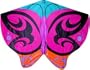 Butterfly Kite Applique Retro