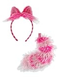 Disney Alice In Wonderland Cheshire Cat Ears And Tail Costume Set