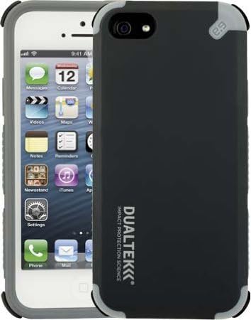 Issmor - Puregear 02-001-01831 DualTek Extreme Impact Case with 3M Ear for iPhone 5 - 1 Pack - Retail Packaging - Black...