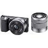 Sony NEX5DB Alpha Compact System Camera - 16mm F2.8 and 18-55mm F3.5-5.6 OSS Lens Black