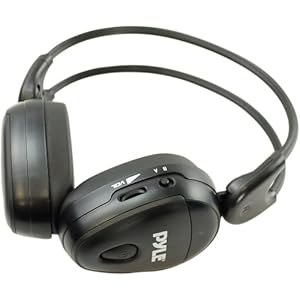 In-car Infrared Dual-Channel Wireless Stereo Headphones Compatible with In-Vehicle AV Applications For Kids and Adults