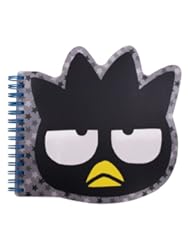 Office Product: Sanrio Badtz Maru Black Penguin Diecut Notebook - sanrio