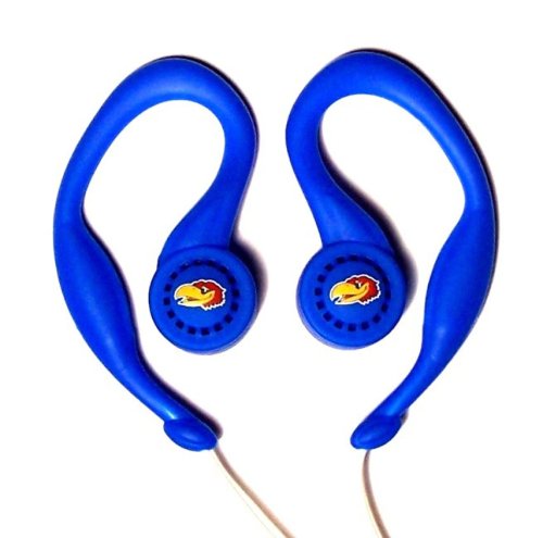 University of Kansas SportClip Earphones with Wind Up Storage Case for MP3, CD, DVD Players, Blue 41ldLPSbbbL University of Kansas SportClip Earphones with Wind Up Storage Case for MP3, CD, DVD Players, Blue