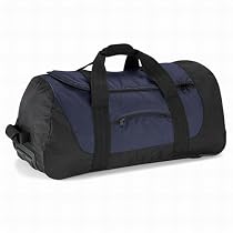 Quadra Vessel team wheely bag in navy / black