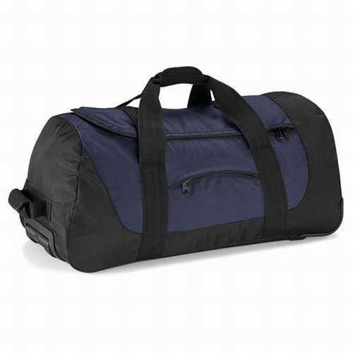 Quadra Vessel team wheely bag in navy / black