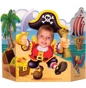 Pirate Photo Prop 34in. x 25in. Pkg/1