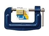 まとめ買い 5個セット「ストロングツール(Strong TooL) 鋼板製Cクランプ 75mm 14375」