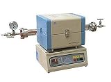 MTI Corp 1100C Compact Split Tube Furnace with Vacuum Flanges & 1" O.D Quartz Tube - OTF-1200X-S25-110V