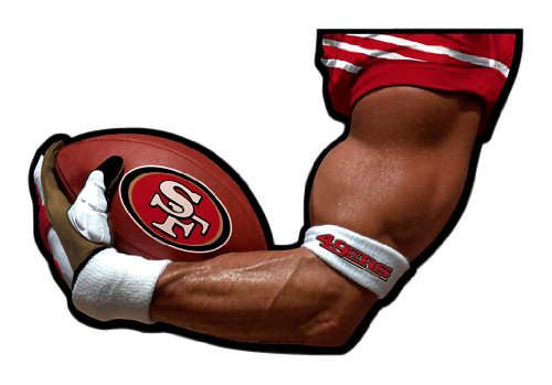 NFL San Francisco 49'ers Arm Magnet