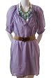 Trinity Oversized Slouchy Poet Sleeve Caftan Dress Lavender