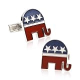 Sterling Republican Cufflinks-CLI-RR-254