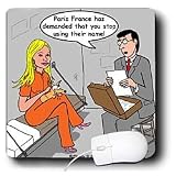 Rich Diesslins Funny General - Editorial Cartoons - Editorial Cartoon about Paris Hilton in Prison - Mouse Pads