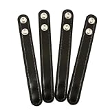 Safariland Duty Gear Hidden Snap Belt Keeper (4-PK) (Plain Black)