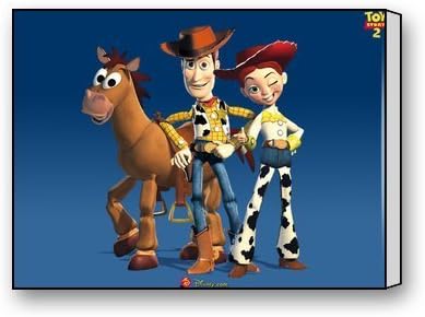 ArtShop Gallery Wrapped Toy Story Theme Art Custom Modern Art Painting Wall Decor Canvas Print